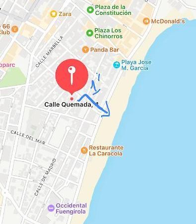 Beach And City Apartment A 50M De La Playa ฟูเอนฮิโรลา ภายนอก รูปภาพ