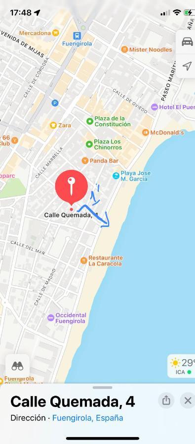 Beach And City Apartment A 50M De La Playa ฟูเอนฮิโรลา ภายนอก รูปภาพ